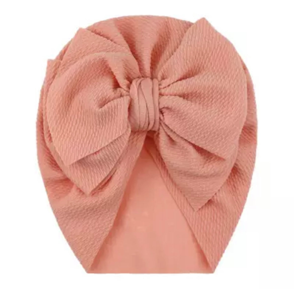 Pink xl bow turban