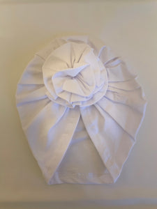 Posy turban (white)