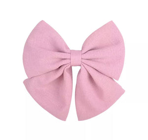 Bow hair clip (Pink)