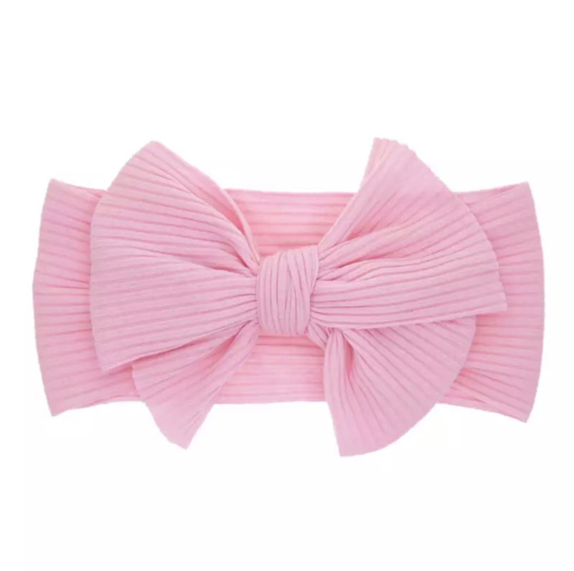 Penelope XL ribbed bow headband