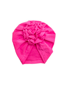 Posy turban (Hot pink)
