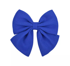 Bow hair clip (Royal blue)